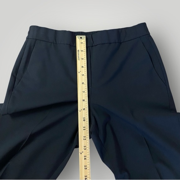 Theory Wool Pull on Trouser Black Sz 8 Black - Picture 10 of 14